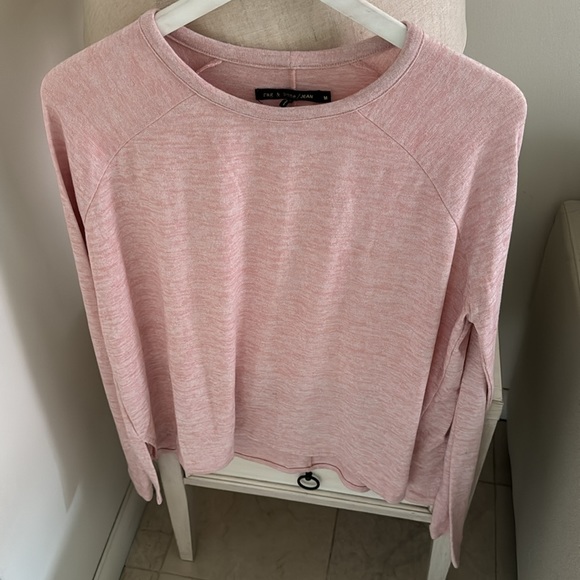 Rag & Bone Pastel Pink Long Sleeve Cotton Shirt - Picture 1 of 4